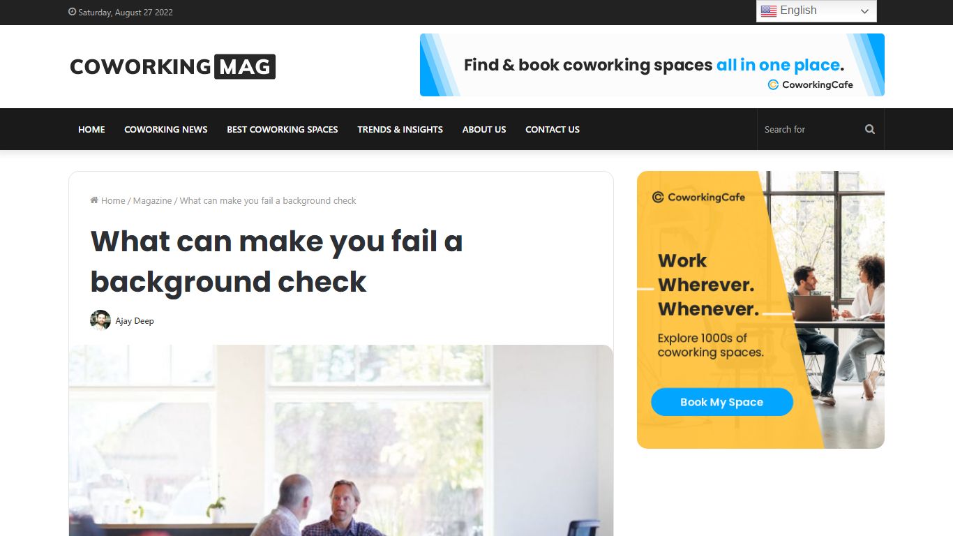 What can make you fail a background check – Coworking Mag